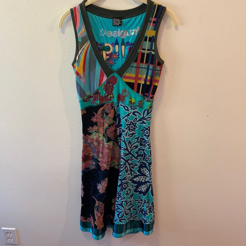 Desigual Fun Print Midi Dress